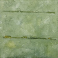 Irgendwo, oil, graphite on canvas, 76x76, 2008